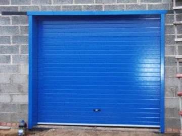 Секционные ворота Синие DoorHan RSD01